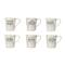 Hello Honey® 12oz. White & Black Inspirational Brew Stoneware Coffee Mug Set